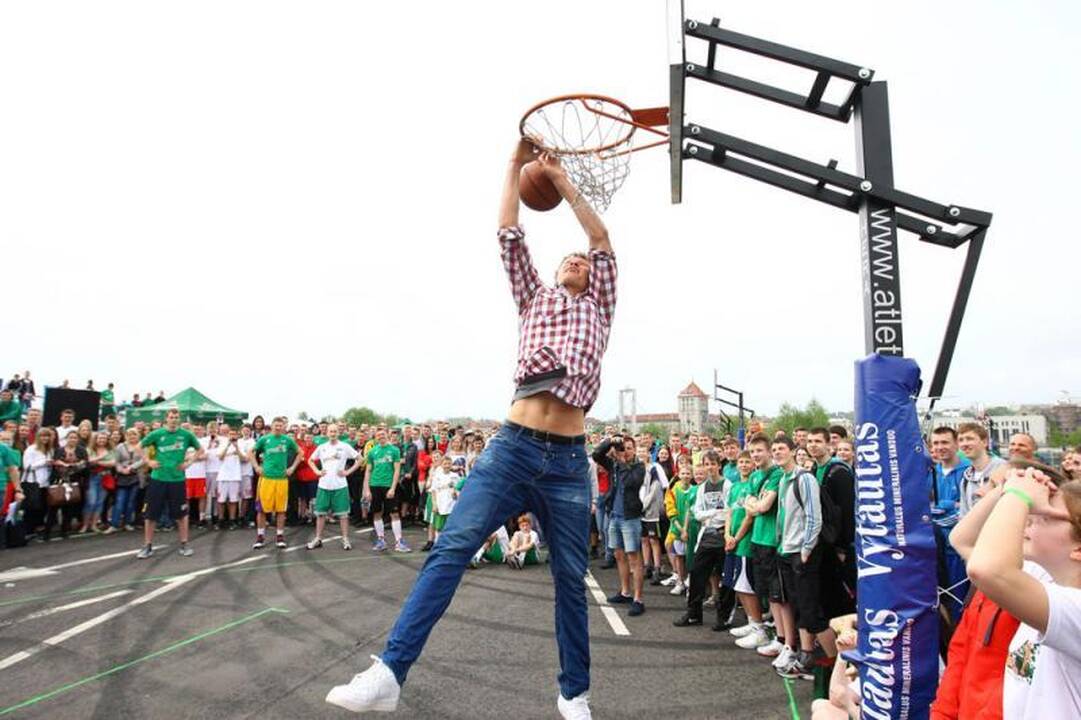 Naujieji LKL čempionai šėliojo „Žalgirio“ 3 prieš 3 turnyre