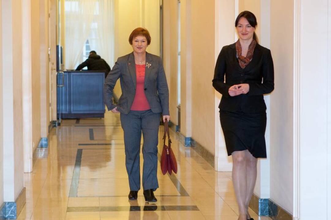 B. Vėsaitė po susitikimo su D. Grybauskaite buvo nešneki
