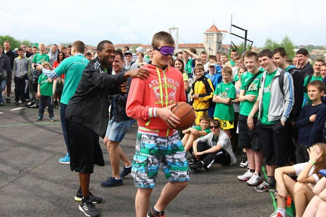 Naujieji LKL čempionai šėliojo „Žalgirio“ 3 prieš 3 turnyre