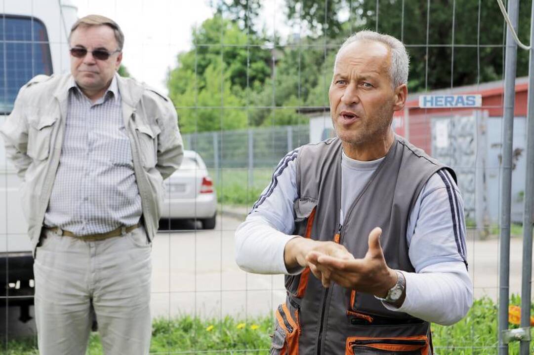 Dviračių take – atlyginimų nesulaukiančių darbininkų streikas