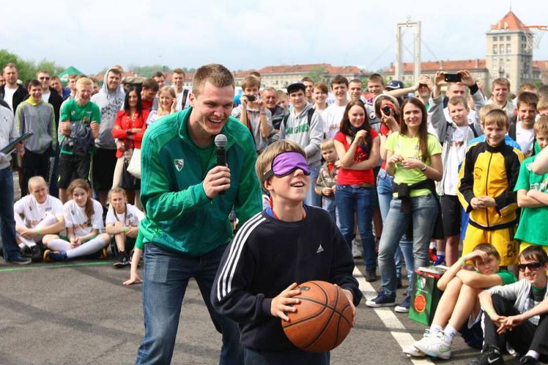 Naujieji LKL čempionai šėliojo „Žalgirio“ 3 prieš 3 turnyre