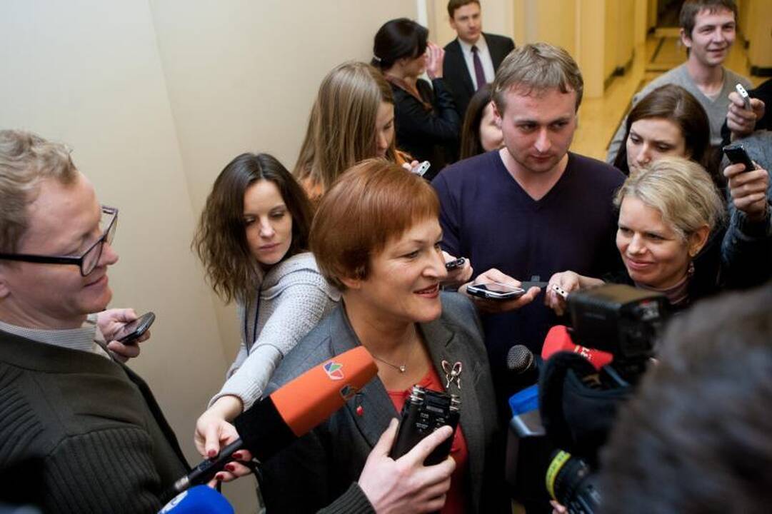 B. Vėsaitė po susitikimo su D. Grybauskaite buvo nešneki