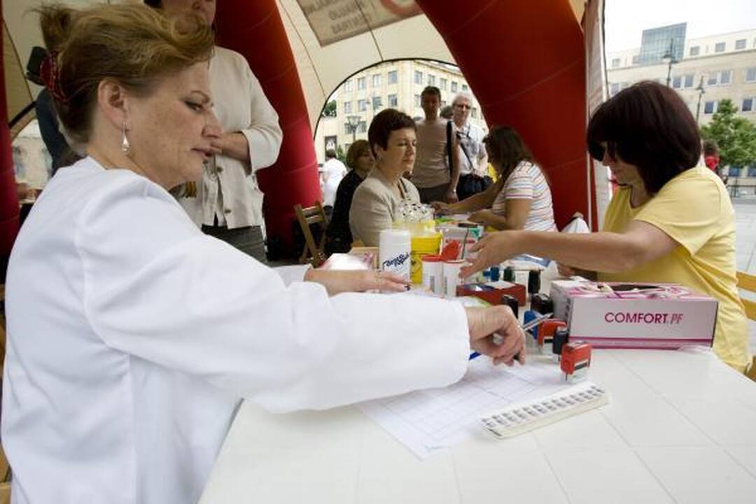 Kraujo donorų akcijoje surinkta 100 kraujo maišelių
