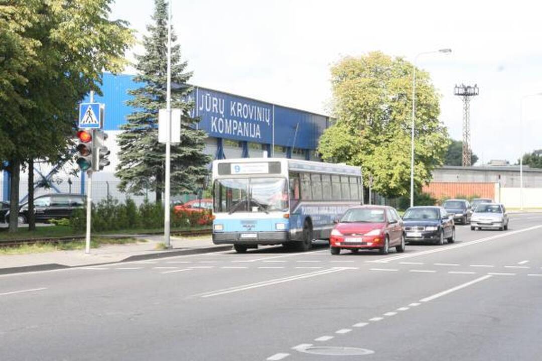 Prie Socialinių mokslų kolegijos įjungtas šviesoforas