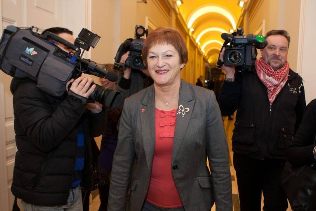 B. Vėsaitė po susitikimo su D. Grybauskaite buvo nešneki