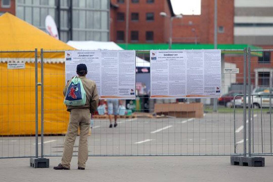 Panevėžys: su atributika, bilietais, „načnykais“, be parkavimo vietų