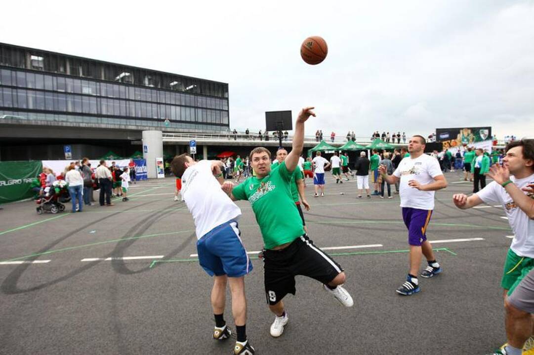 Naujieji LKL čempionai šėliojo „Žalgirio“ 3 prieš 3 turnyre