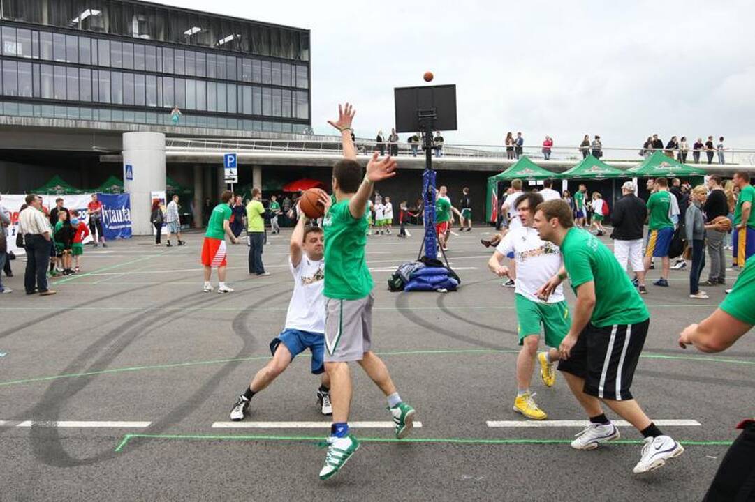 Naujieji LKL čempionai šėliojo „Žalgirio“ 3 prieš 3 turnyre