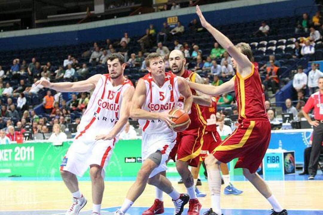 Makedonai paskutinėm sekundėm palaužė gruzinus - 65:63
