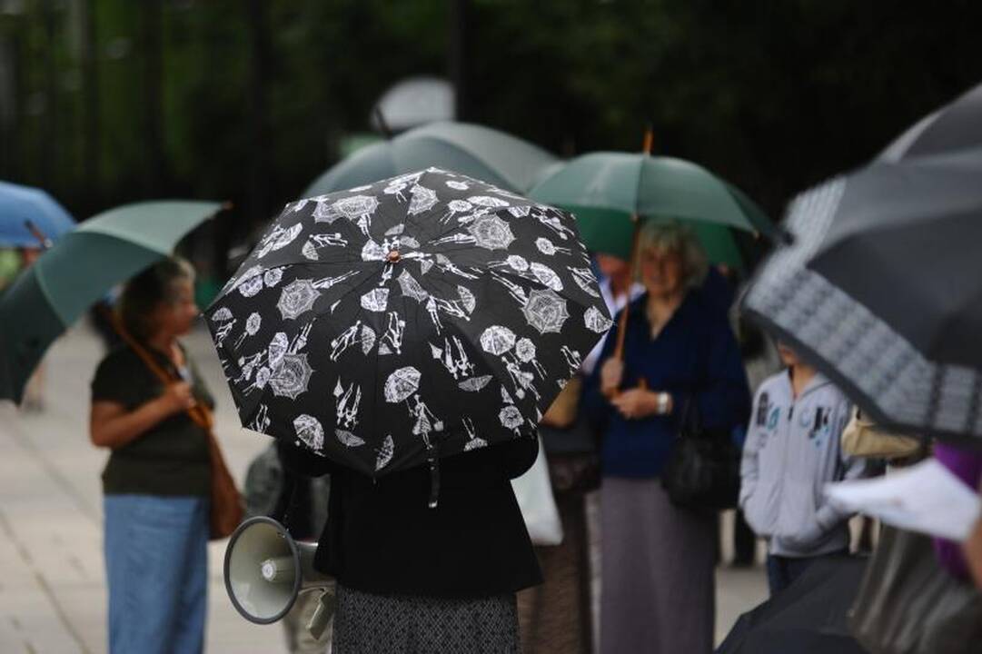 Garliavos įvykių minėjime žmonės pliekė teisėsaugą ir valdžią