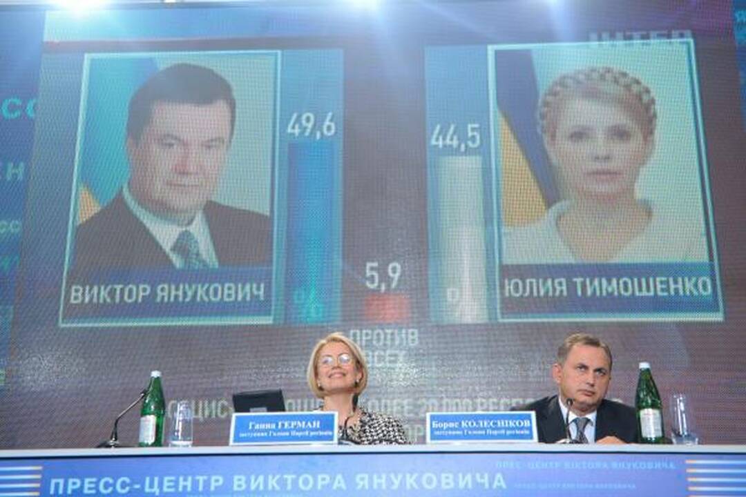 Ukrainos prezidento rinkimai: J.Tymošenko jau nebepavys V.Janukovyčiaus (papildyta)