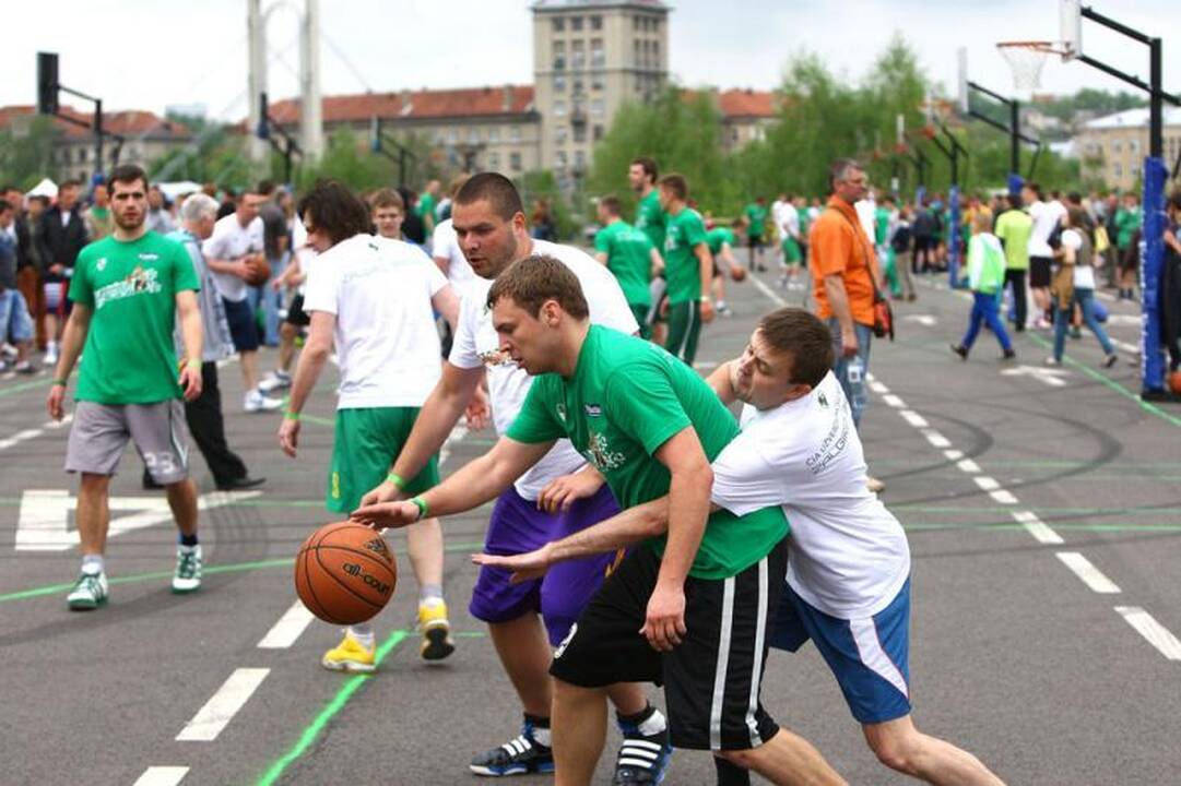 Naujieji LKL čempionai šėliojo „Žalgirio“ 3 prieš 3 turnyre