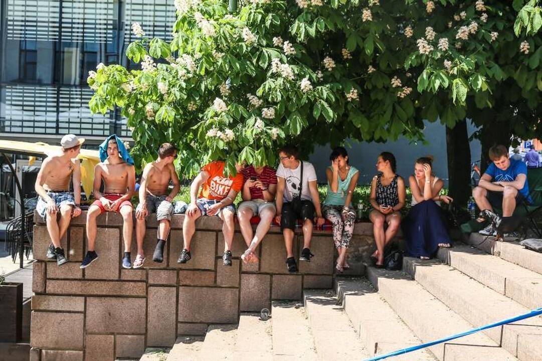 Vienybės  aikštėje šėlo   ekstremalai   