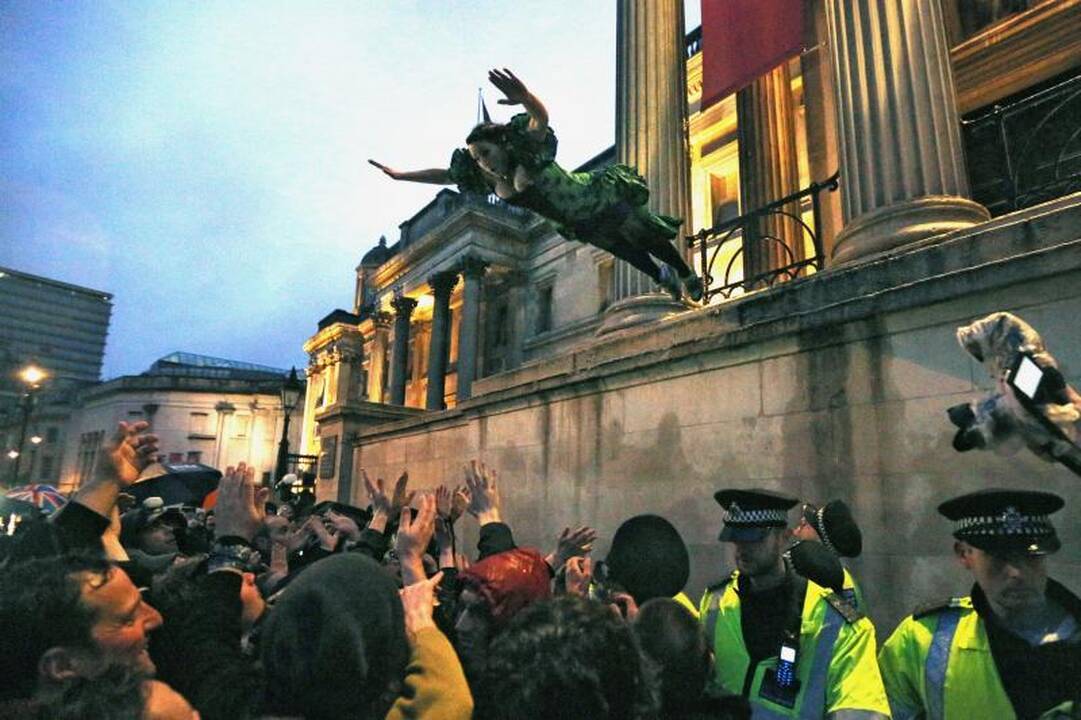 M. Thatcher priešininkų „šventėje“ Londone dalyvavo šimtai žmonių