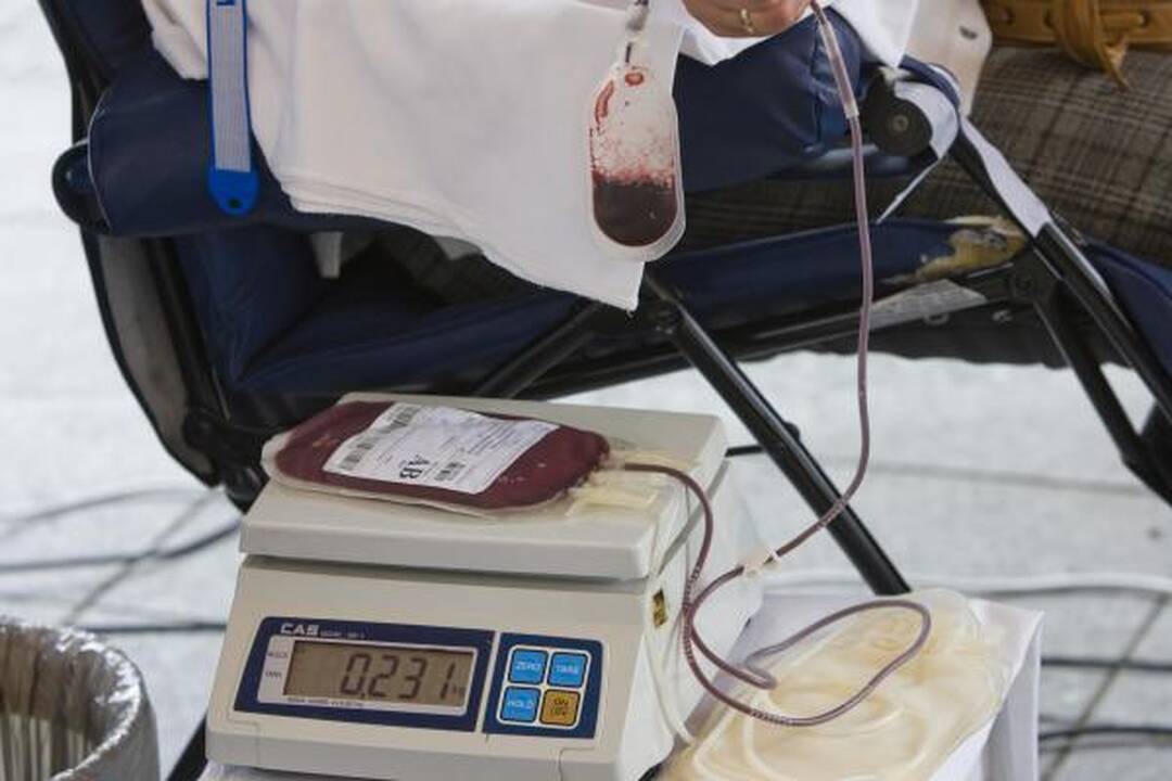 Kraujo donorų akcijoje surinkta 100 kraujo maišelių