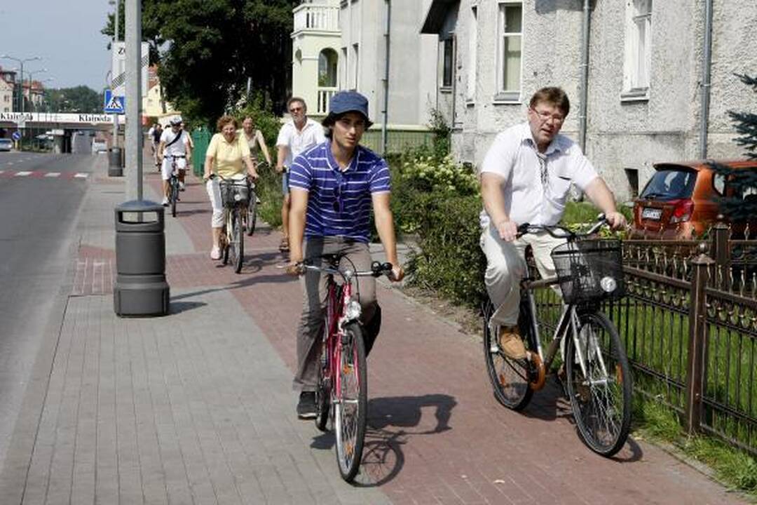 Dviratininkams – Klaipėdos valdininkų pažadai