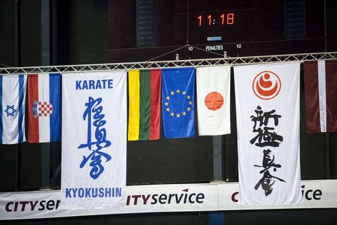 Šeštadienį sostinėje - Europos kiokušin karatė jaunimo ir studentų čempionatas