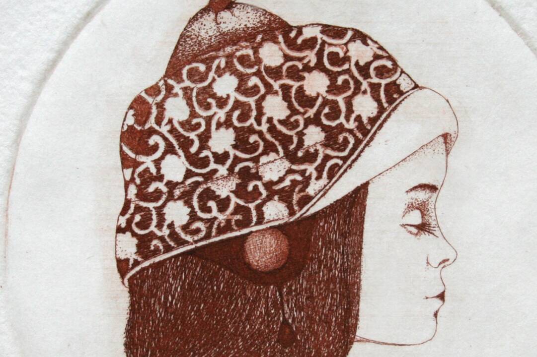 Lėta grafikės            štrichų tėkmė pristatoma parodoje