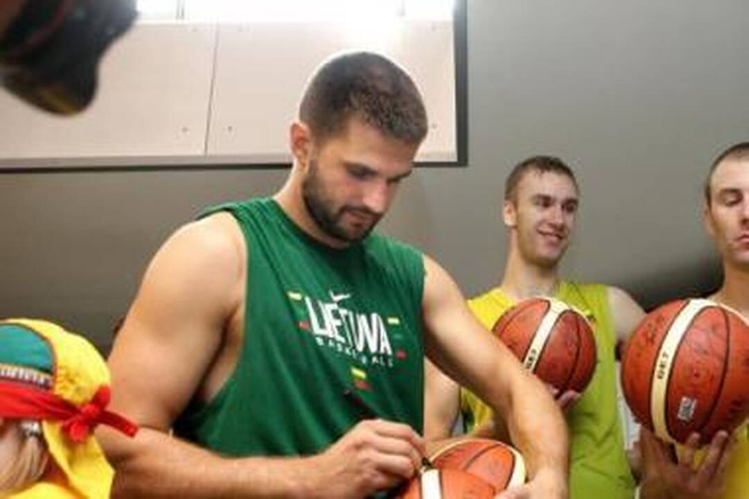 Vaidmuo: L.Kleiza pasaulio čempionate turėtų būti tikrasis Lietuvos rinktinės lyderis.