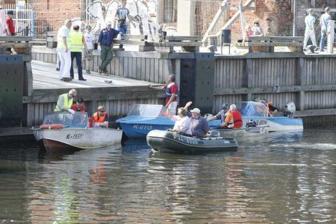 Klaipėdą džiugino laivų paradas