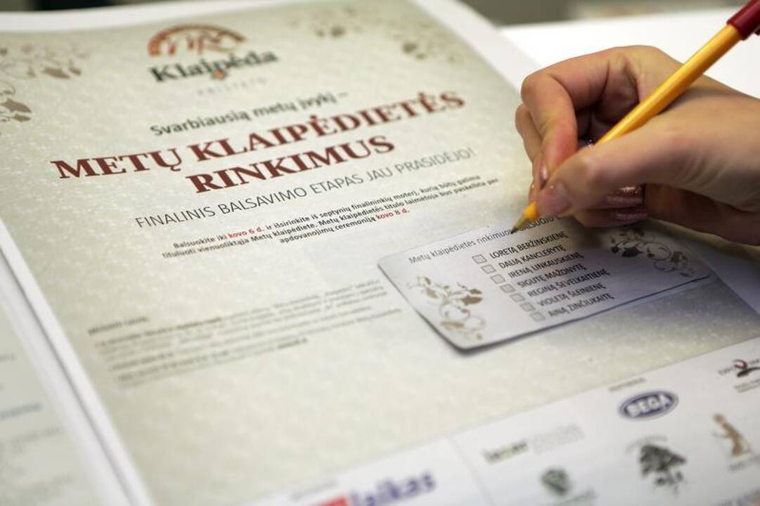 Metų klaipėdietės rinkimuose – paskutinės akimirkos