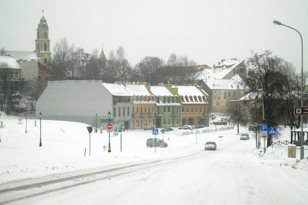Sniego valymas: dirba daugiau, bet vis tiek negana