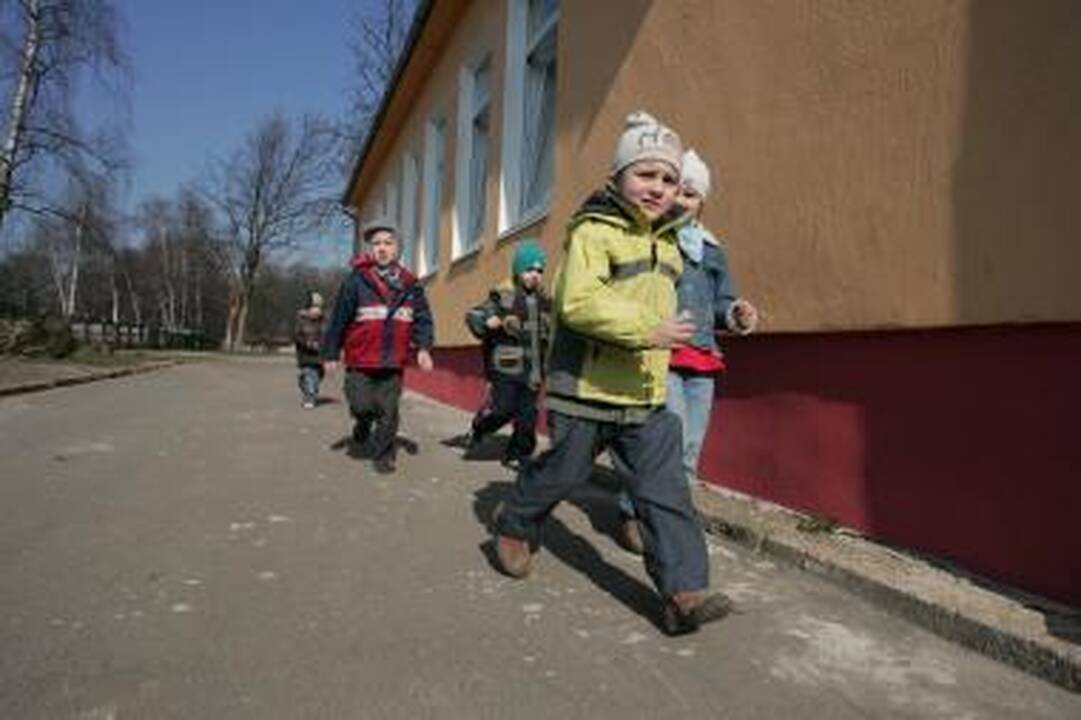 Dėl ugnikalnio pelenų darželinukai nevedami į lauką
