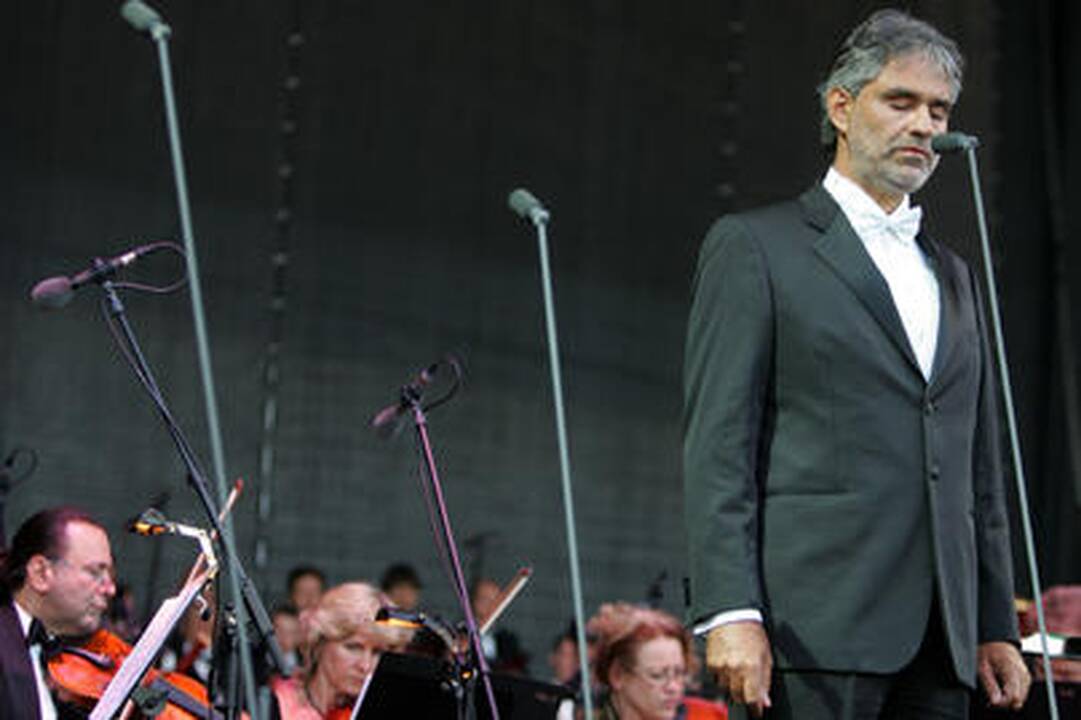 A.Bocelli ištarė "ačiū"