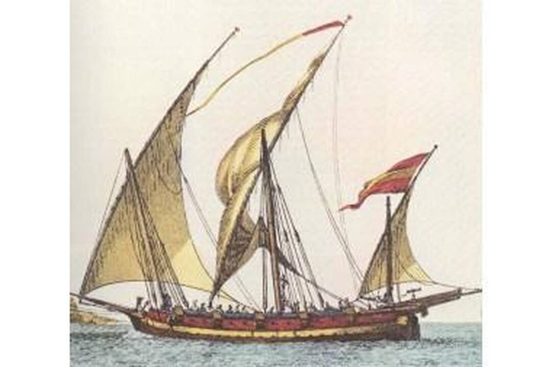 XVIII a.pabaigoje Šiaurės Afrikos pakrantėse tokiu laivu galėjo plaukioti klaipėdiečius užpuolę piratai.