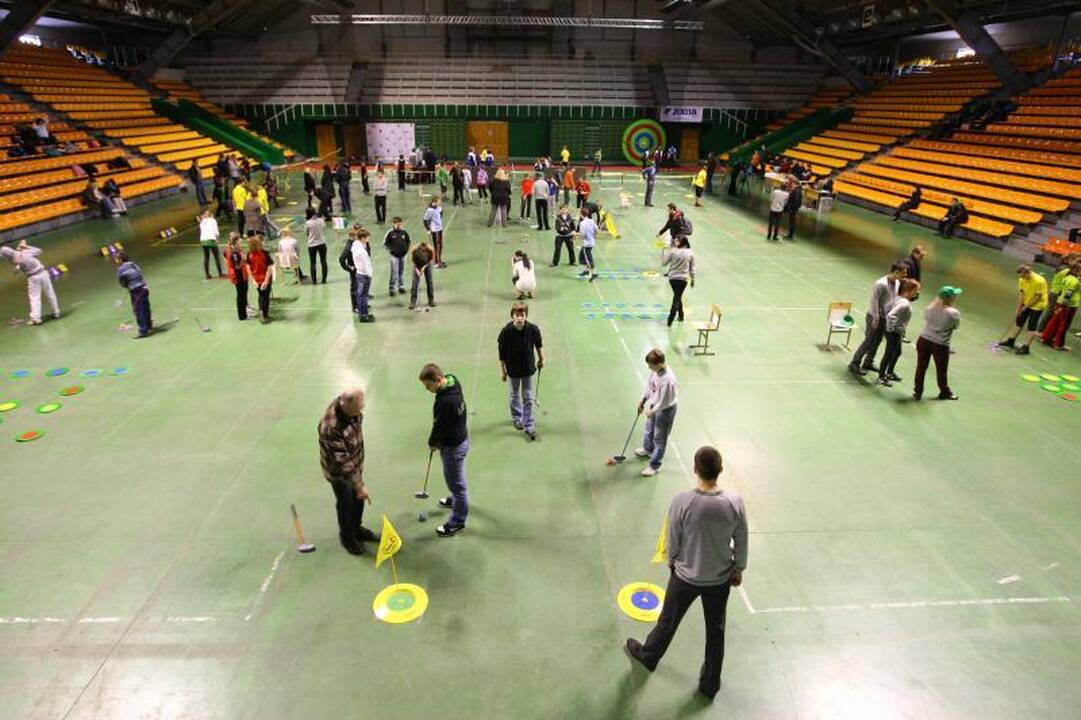 Kauno sporto halėje karaliavo  golfas   