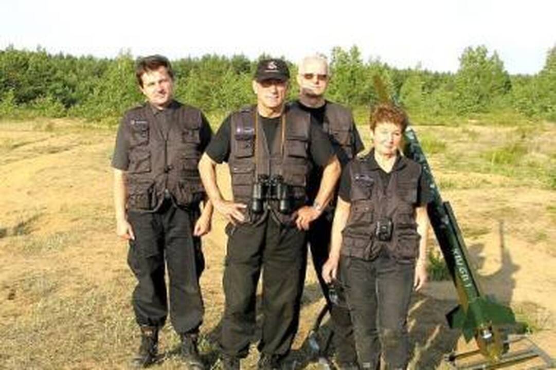Sėkmė: KTU mokslininkų paleista raketa pakilo iš pirmo karto. Tikimasi, kad naujasis kūrinys sudomins mūsų ir užsienio šalių kariškius.