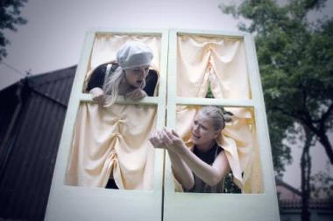 Praktika: su Rudnosiuku Klaipėdos lėlių teatre dainuos, svajos ir šėlios būsimieji režisieriai.