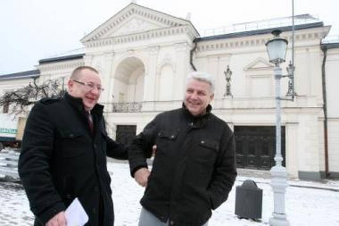 Iniciatoriai: G.Bendžius ir K.Žilinskas pirmąją Kalėdų dieną klaipėdiečius ir svečius nudžiugins teatralizuotu reginiu.