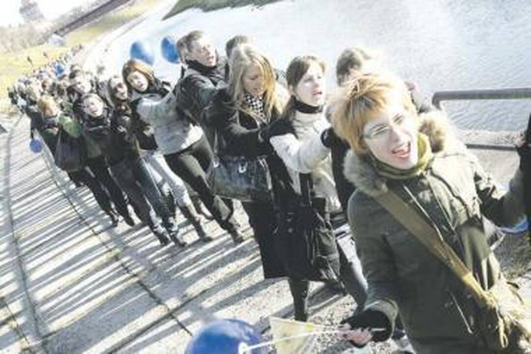 Studentams rūpėjo ne paskaitos