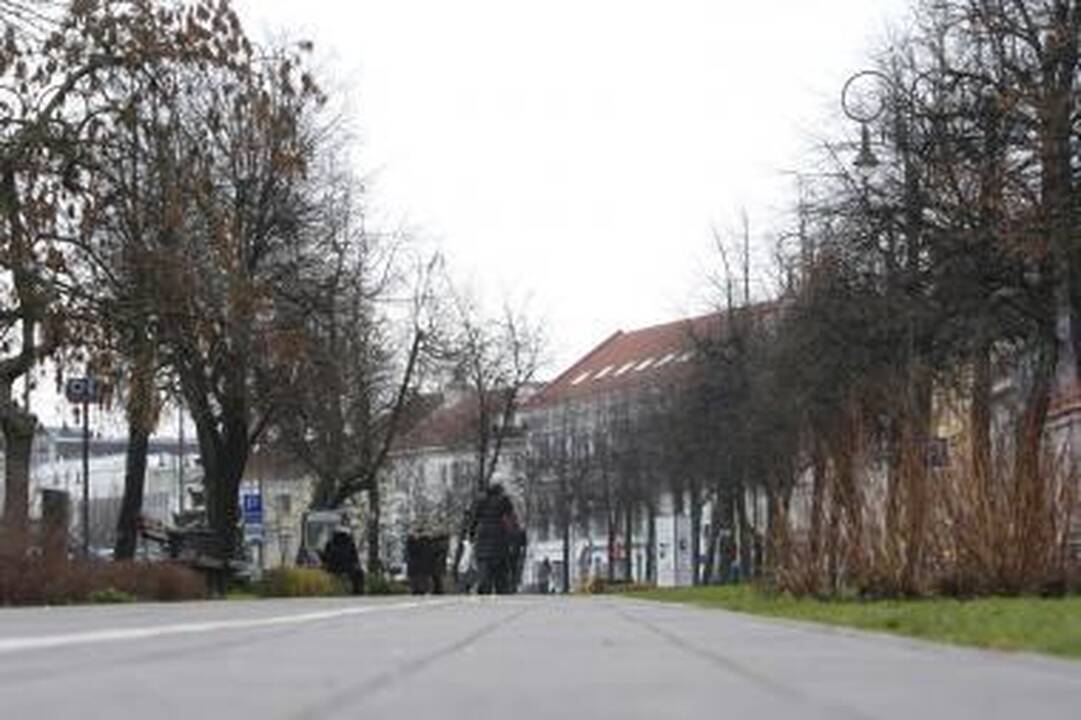 Vokiečių gatvė – be šventinės dvasios