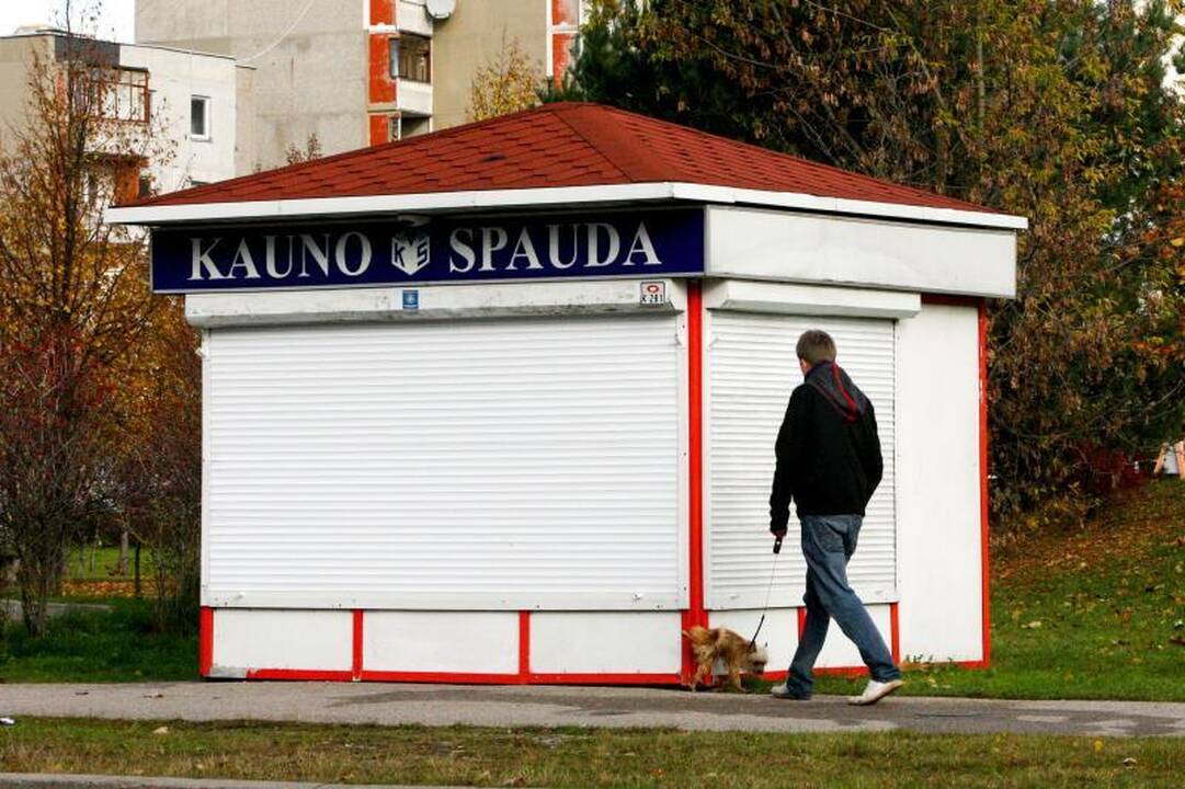 Dėl išpuolių spaudos kioską Šilainiuose teko uždaryti