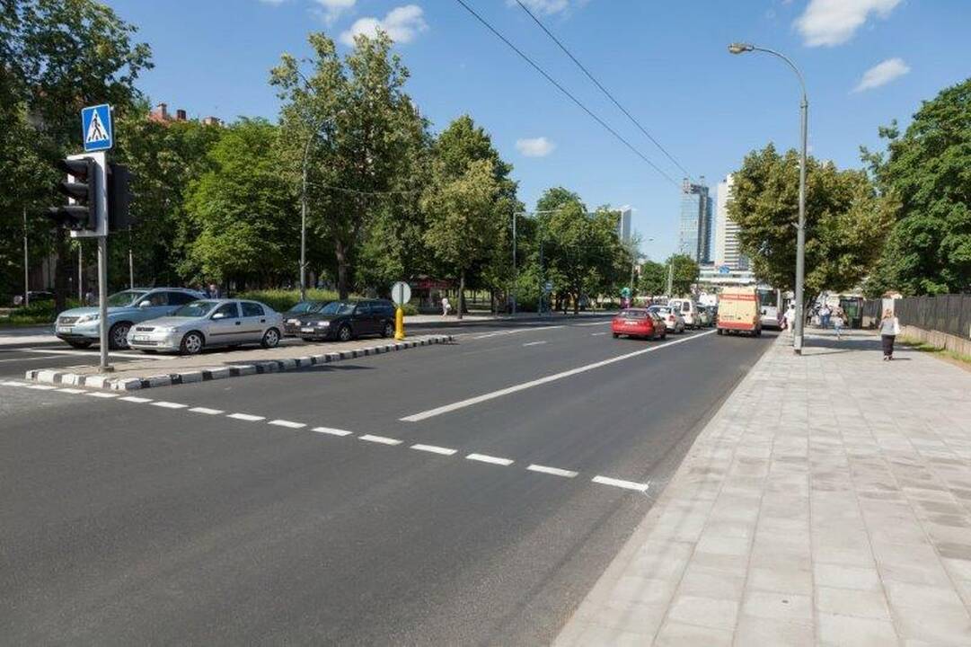 Vilniaus vairuotojai džiaugiasi naujomis gatvėmis