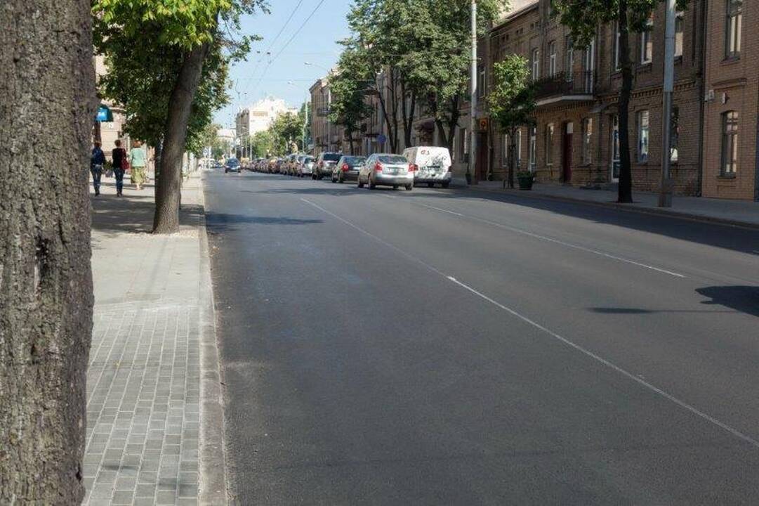 Vilniaus vairuotojai džiaugiasi naujomis gatvėmis