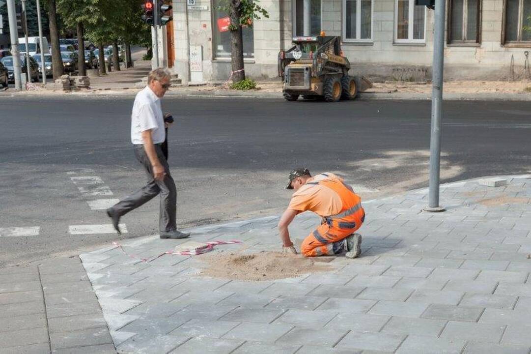 Vilniaus vairuotojai džiaugiasi naujomis gatvėmis