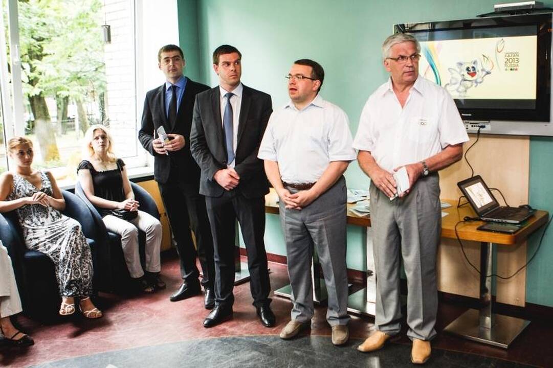 Ryžtas: prieš pasaulinę universiadą lietuviai žvangina ginklais