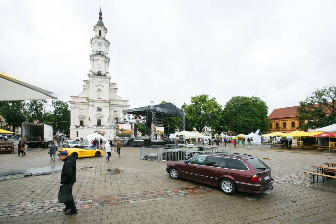 Maisto festivalis "Skanaus" lietingą šeštadienį