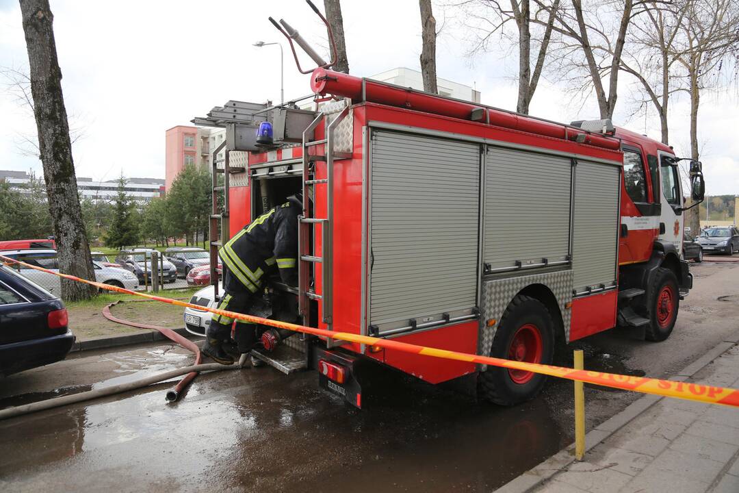 Sprogimas prie Santariškių klinikų