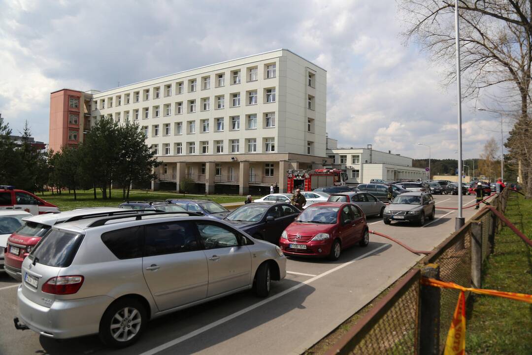 Sprogimas prie Santariškių klinikų