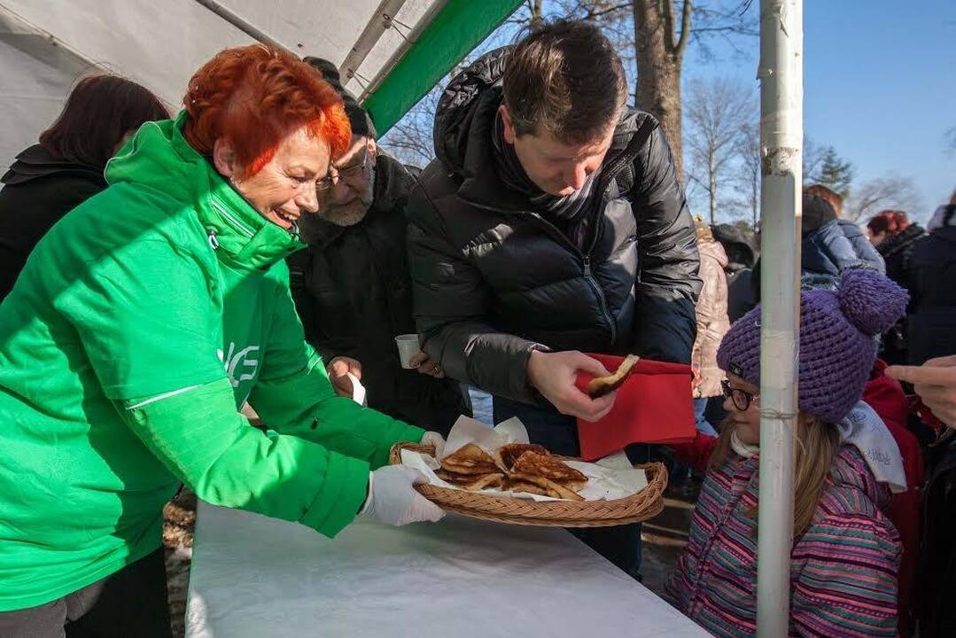 Užgavėnių šventė Kauno botanikos sode 