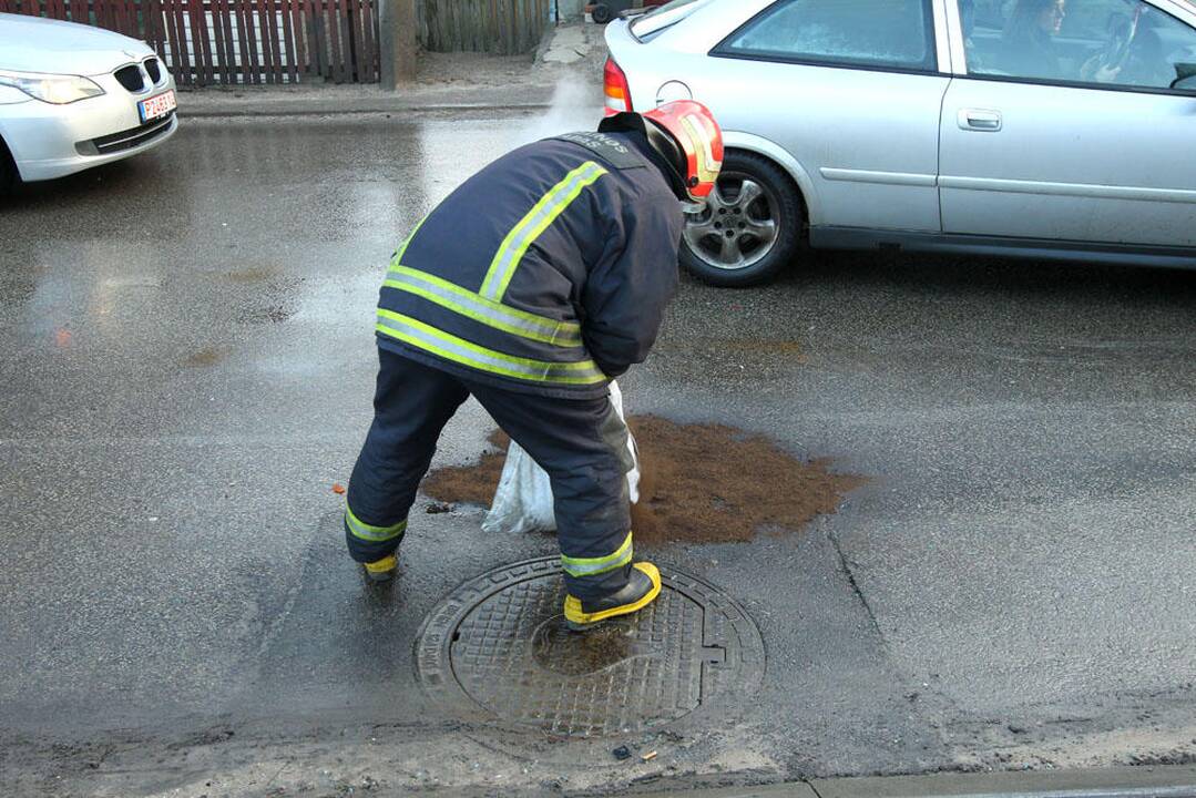 Avarija Piliakalnio gatvėje