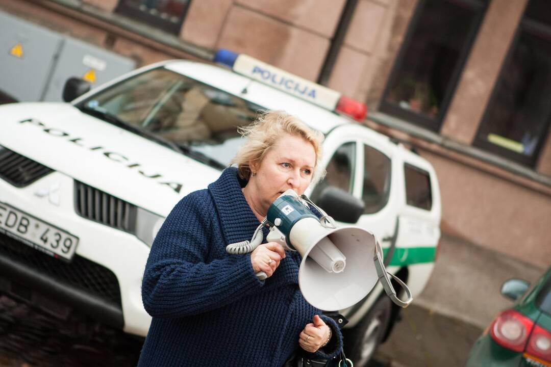 Mitingas prieš atliekų deginimo gamyklos statybas Kaune