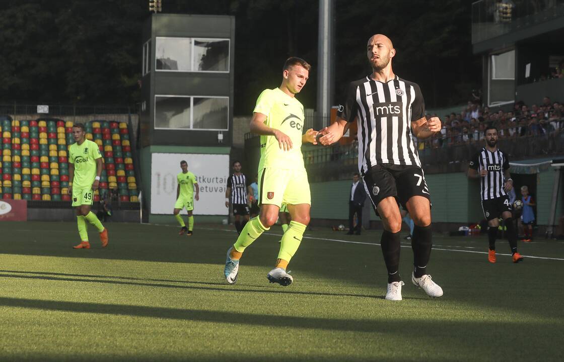 UEFA Europos lygos atranka: „Trakai“ - „Partizan“ 1:1