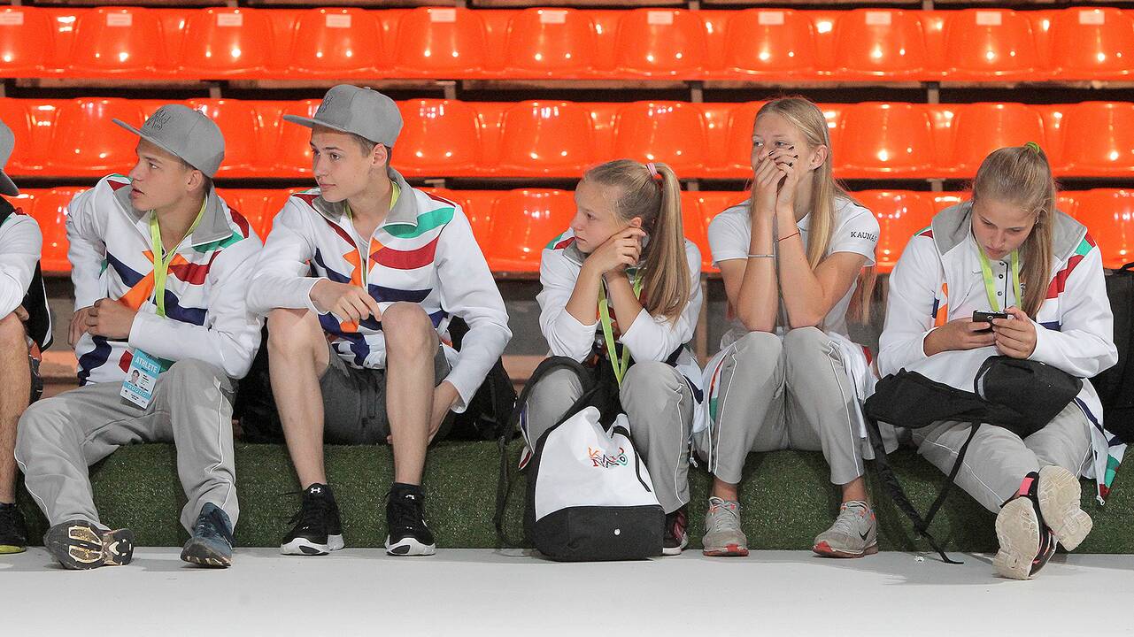 Vaikų sporto žaidynių pristatymas