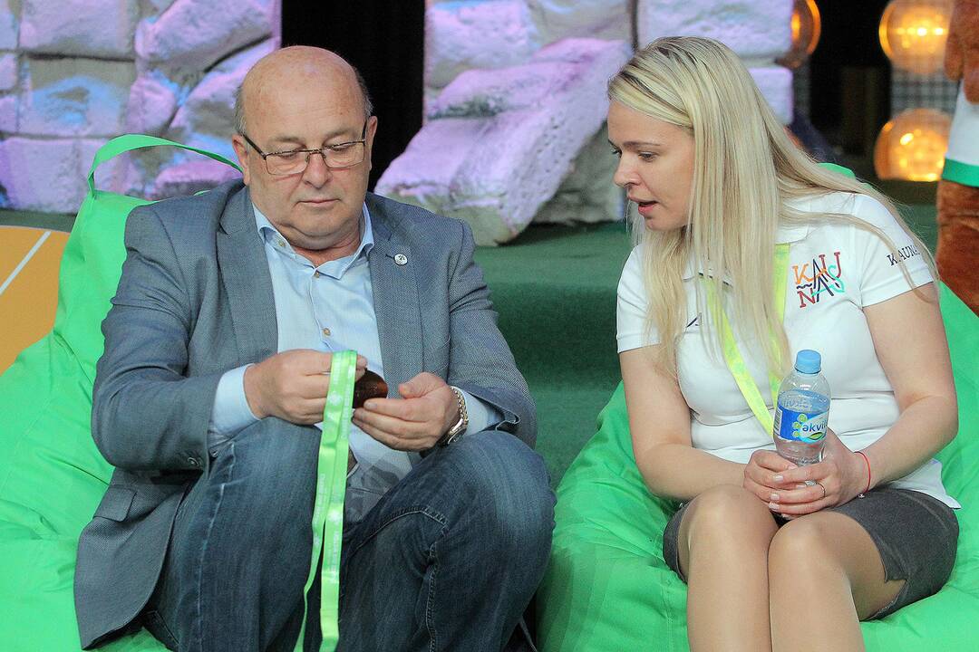 Vaikų sporto žaidynių pristatymas