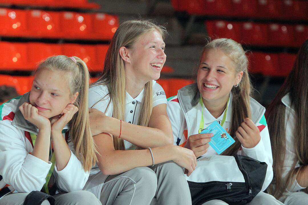 Vaikų sporto žaidynių pristatymas